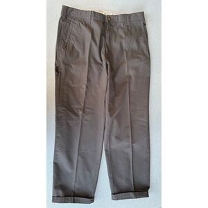 Columbia Mens Brown Cotton Utility Cargo Pants Straight Leg